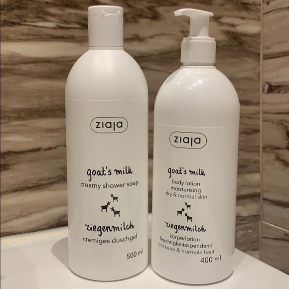 🌱 Goat’s Milk Body Lotion and Shower Soap